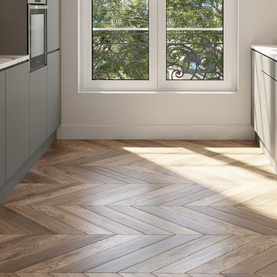 herringbone kitchen flooring