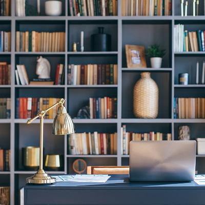 custom book cases in office space