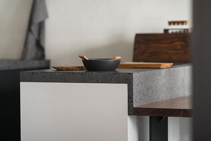 composite worktops in kitchen